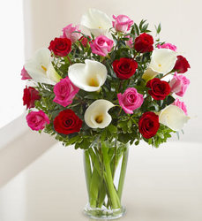 Rose and Calla Lily Bouquet Davenport Florist - Same Day Flower Delivery - Flower Power 